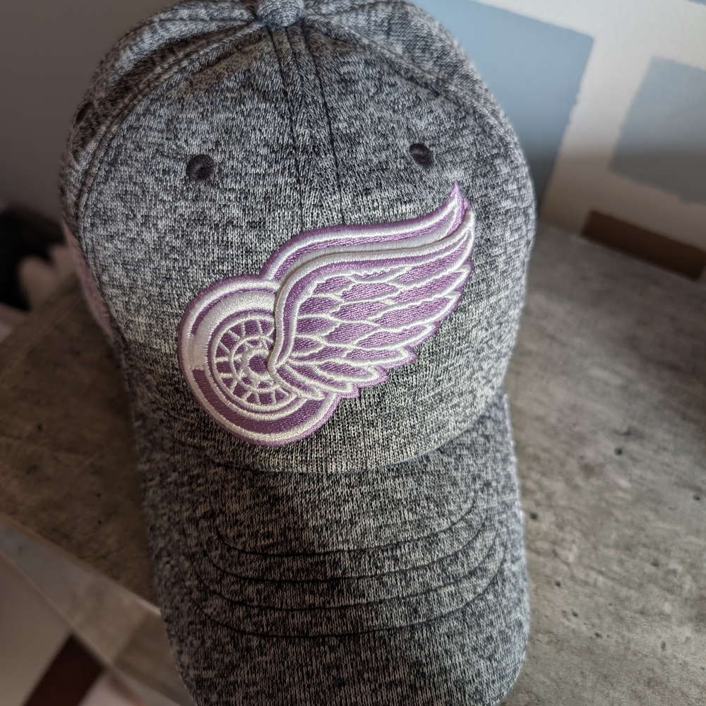 Gray Cap with Purple Winged Logo